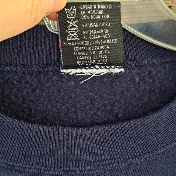 Vintage Planet Hollywood Women's Large Embroidered Crewneck Long Sleeve Sweatshi - Picture 3 of 10